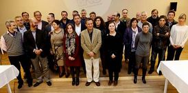 Vence se reuni� en Santiago con los alcaldes y portavoces municipales del BNG.