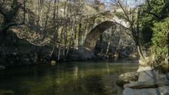 rea recreativa fluvial A Acea, en el ro Arnoia, en Baos de Molgas.