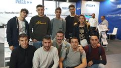 Alumnos del centro, esta semana en una feria en Stuttgart