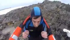 As� fue el rescate de un percebeiro en Valdovi�o