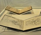 Los cuadernos del artista dan pistas de la obra. 