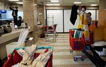 El equipamiento del Mc Donald?s fue desmontado ayer por la ma�ana con suma rapidez.