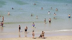 Playa de San Xurxo, en una foto tomada hace unos días