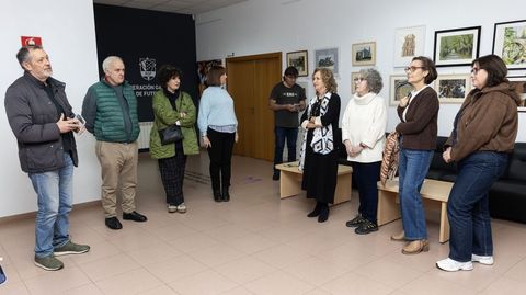 Apertura da mostra, en Baio, este pasado s�bado 