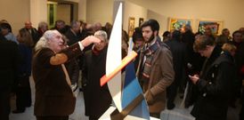 El forcaricense Jos� Mar�a Barreiro abri� una exposici�n antol�gica en el Museo Provincial. 