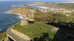 Vista de Meir�s desde las bater�as de costa de Campelo