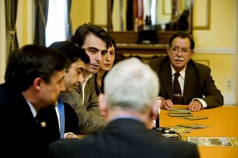 El alcalde y el presidente de la Diputaci�n, ayer.
