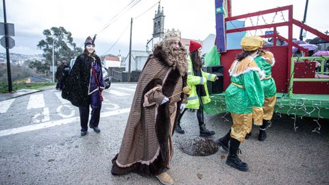 Los Reyes Magos visitan el rural de Culleredo