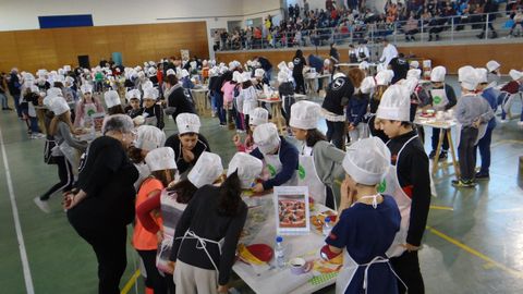 La �ltima edici�n de �Somos Chef� tuvo lugar en febrero del 2020 en el pabell�n municipal de Outeiro de Rei�y�consiguieron reunir a 250 ni�os.