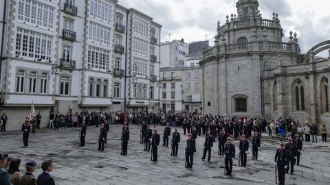 Actos de la Guardia Real en Lugo: desfile en Santa Mar�a