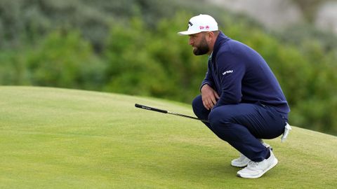 John Rahm, en el Abierto Británico.