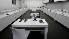 As� es la sala donde se celebrar� el juicio del Prestige en A Coru�a.