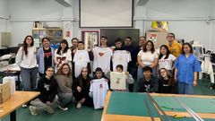 En la imagen, el taller destinado a alumnado de Aspanaes