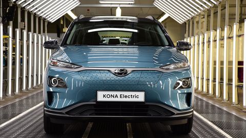 Modelo Hyundai KONA, uno de los coches el�ctricos de la marca coreana