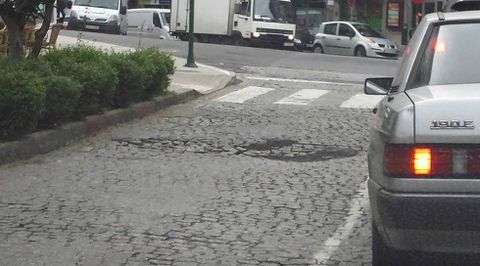 Bache en la avenida de A Coru�a