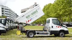 La nueva flota verde del servicio de recogida de residuos y limpieza de Pontevedra