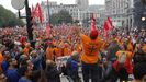 Manifestacion de trabajadores de Vesuvius