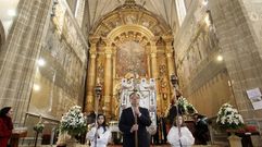 La cabecera de la iglesia es una de las zonas donde se actuar� en la pr�xima fase de las obras de rehabilitaci�n