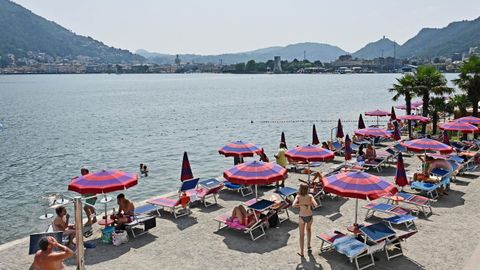 Una imagen de archivo del lago de Como, en Italia