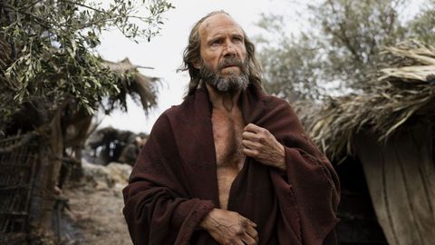 Fotograma de la adaptación que Uberto Pasolini hizo de la «Odisea» con Ralph Fiennes como Ulises.