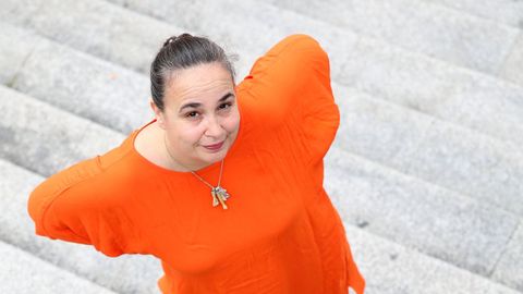 Cristina de Middel (Alicante, 1975), retratada en una visita a Vigo para impartir un seminario de fotograf�a.