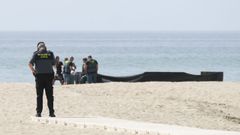 La Guardia Civil investiga el hallazgo del cad�ver de una beb�  en la playa Costa Daurada de Roda de Ber� (Tarragona)
