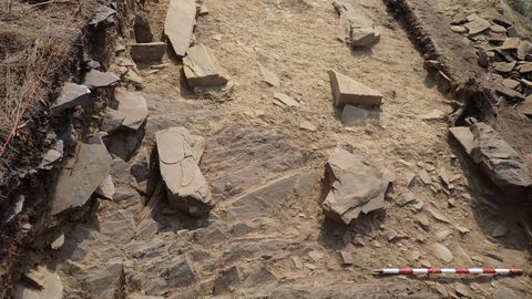 Los arqueólogos encontraron restos que podrían pertenecer a un depósito de cereales similar al que se descubrió el año pasado
