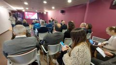 Un momento de la celebraci�n del foro, que se desarroll� en el Centro do Vi�o da Ribeira Sacra