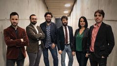 Ensemble de Forma Antiqva -formacin musical que encabezan los tres hermanos Zapico- que acta en el monasterio ourensano de Santa Mara de Xunqueira de Espadanedo.