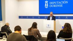 Rueda de prensa del presidente de la Diputaci�n de Ourense.