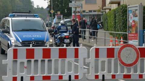 Evacuaci�n masiva en Fr�ncfort