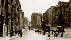 Puerta Nueva Alta y Baja, entre Arzobispo Guisasola y Leopoldo Alas; hoy es el Campill�n