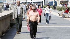Tiempo de playa en A Coru�a.