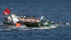 Samertolameu de Meira queda en una delicada posici�n despu�s de la regata de Zarautz. 