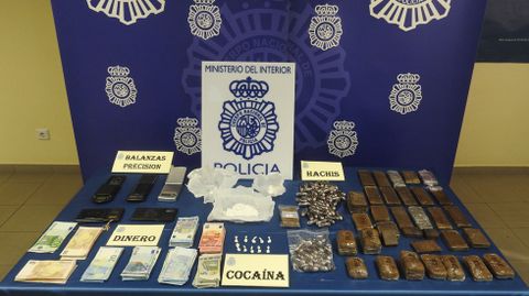 Alijo de drogas encontrado a una banda de narcos en Oviedo y Gij�n.Alijo de drogas encontrado a una banda de narcos en Oviedo y Gij�n