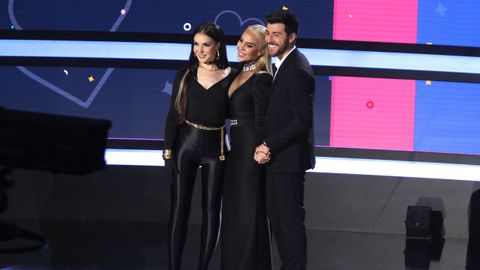 Los presentadores de la gala