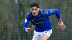 Pablo Agud�n, en un partido con el Vetusta