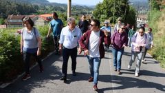 Lores, candidato del BNG a la alcalda, lanz en el monte de Tomeza la Declaracin de San Cibrn