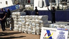 Incautaci�n de un alijo de coca�na en Galicia