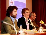 Ana D�az, durante la presentaci�n de un curso en la C�mara.