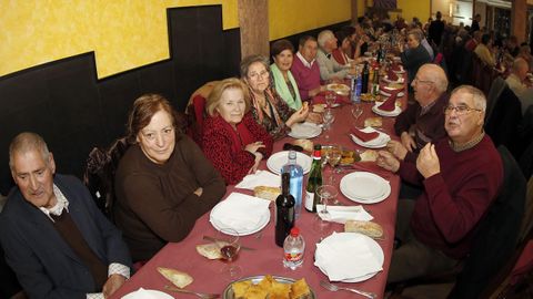 Comida de Reyes para  los mayores de Rianxo