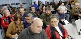 Los militantes del BNG de Lugo celebraron ayer una asamblea en la que decidieron romper el pacto de gobierno del frente con Orozco.