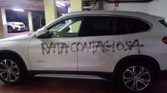 Sanitarios y trabajadores de supermercados reciben notas de sus vecinos invit�ndoles a irse de sus casas