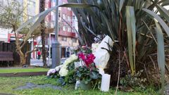 El altar se encuentra en el Parque Xapons, al pie de la avenida de Madrid