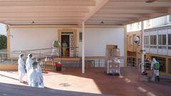 Desinfecci�n de la residencia de mayores de Vilalba, la m�s golpeada de Galicia por la pandemia