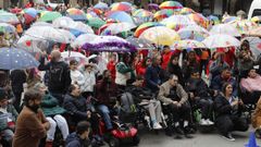 Imagen de archivo de una concentracin celebrada en Ourense en diciembre del 2024 para reivindicar los derechos de las personas con discapacidad