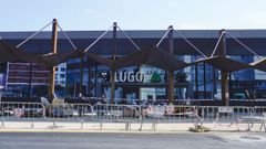 Fachada de la nueva estaci�n de tren de Lugo