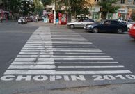 En la capital dezana podr�an pintarse pasos de cebra similares.