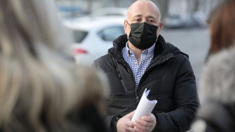 Jos Manuel Leal, padre de Desire, en una sesin del juicio por la muerte de su hija