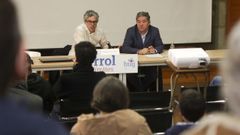 Un intre do acto do venres en Ferrol con Lores e Iv�n Rivas. 